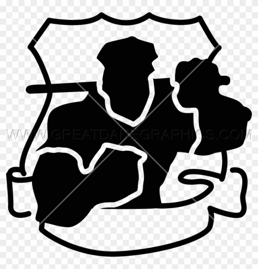 Pin Police Officer Clipart Black And White - Pin Police Officer Clipart Black And White #991712