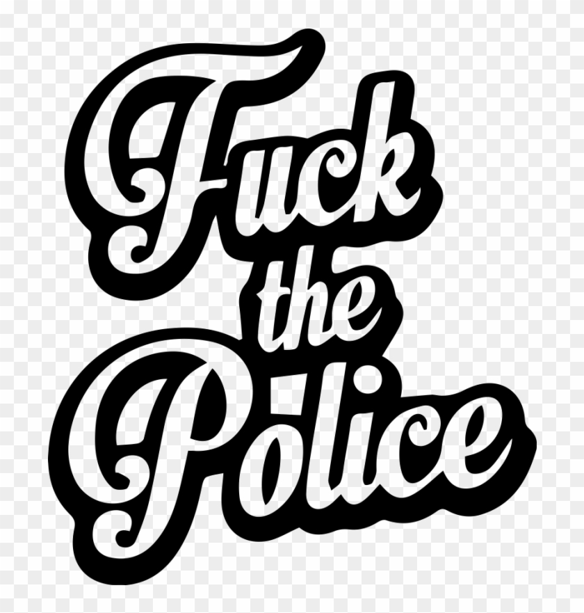 Sticker Art Police Officer Decal - Fuck The Police Sticker #991734
