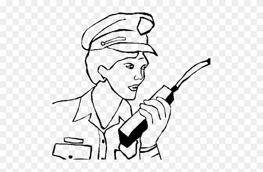 Police Officer Coloring Pages #991744