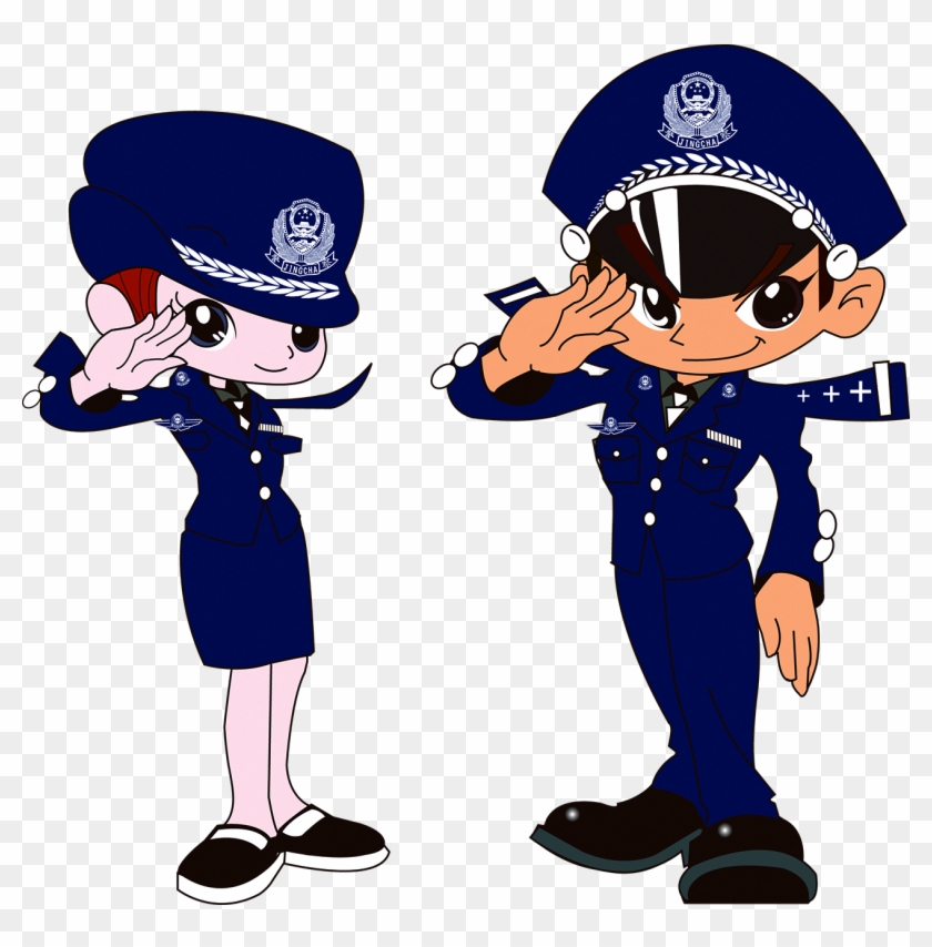 Municipal Police Public Security Law Enforcement - 警察 矢量 图 #991778