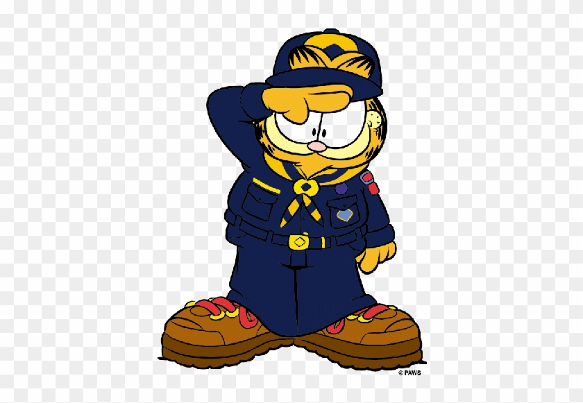 Cub Scout Salute Clip Art - Garfield Cub Scout #991780