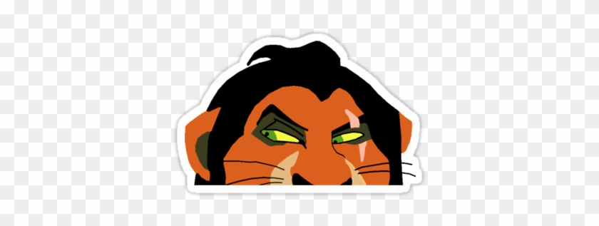 Scar Eyes- Lion King Sticker - Scar Lion King Characters #991784