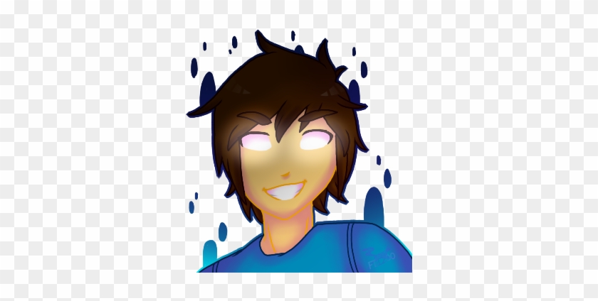 Furiousdeityinu200 14 0 Herobrine Icon By Furiousdeityinu200 - Cartoon #991849