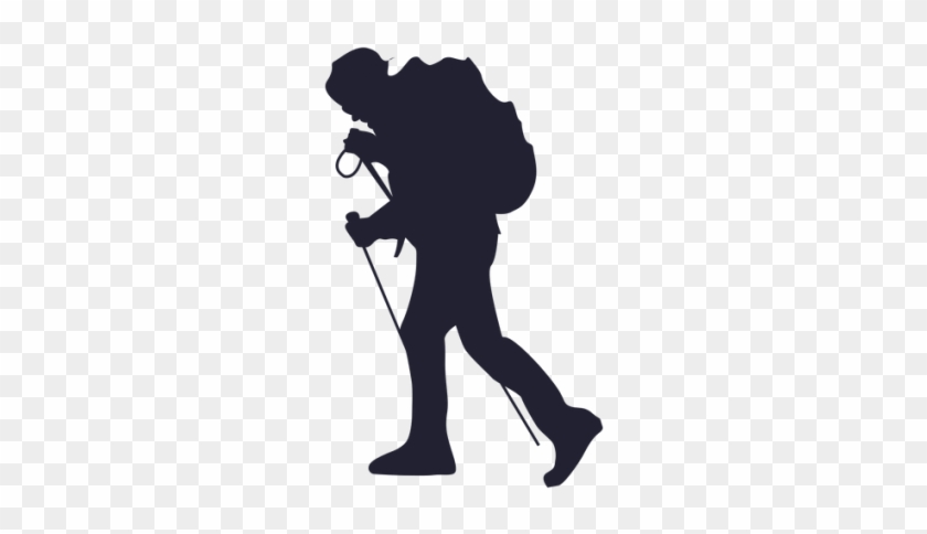 Hiking People Icons - Hiking Silhouette Png #991894