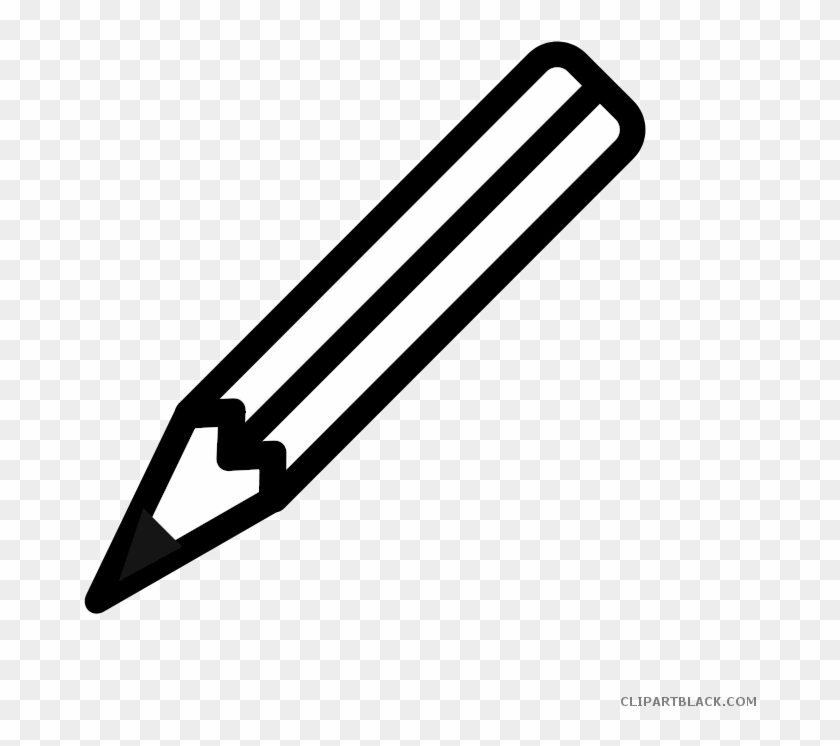 Crayon Outline Tools Free Black White Clipart Images - Clip Art #991975