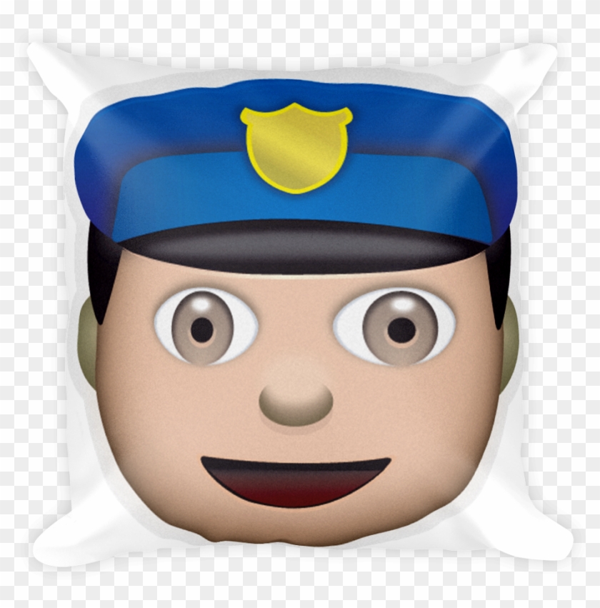Emoji Pillow - Police Officer - Emoji #992021