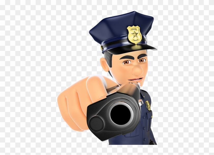 Police Officer Pointing Gun - Photography #992036