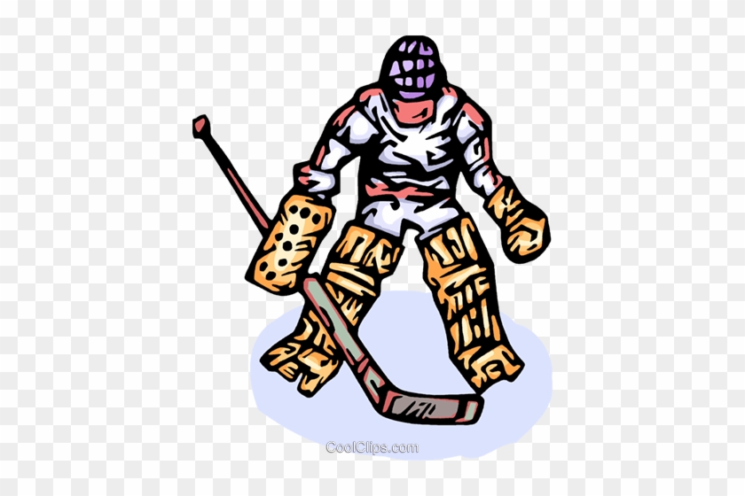 Hockey Goalie Royalty Free Vector Clip Art Illustration - Hockey Goalie Royalty Free Vector Clip Art Illustration #992050