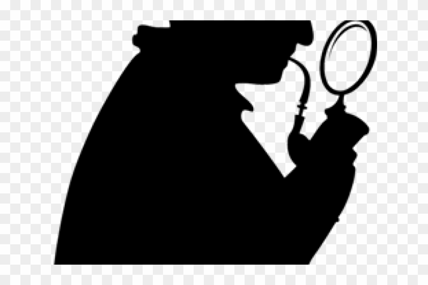 Sherlock Holmes Clipart Curiousity - Magnifying Glass Sherlock Holmes #992051