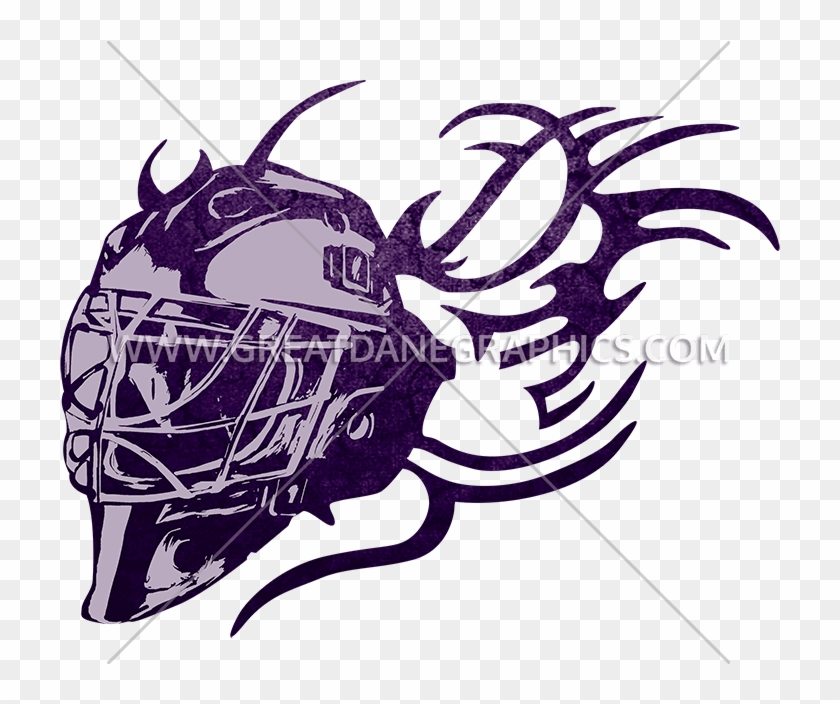 Tribal Goalie Mask Stylized - Illustration #992056