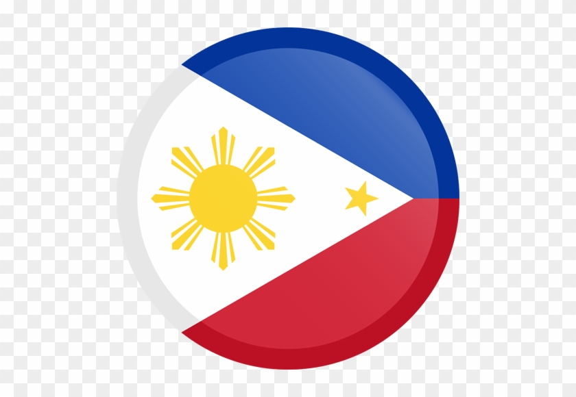Philippines Flag Button Round Small European Crypto - Philippines Flag Circle Vector #992129