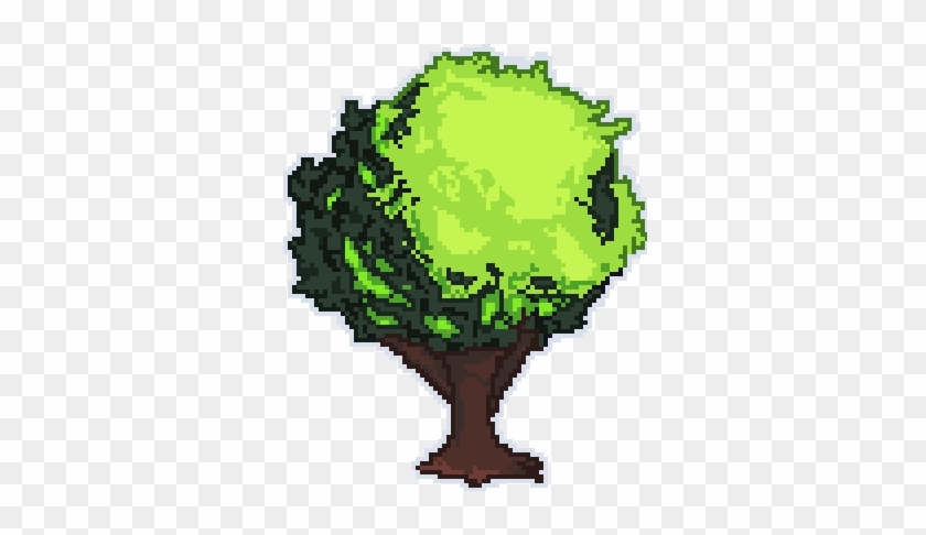 Pixel Art Of A Tree - Tree Pixelart #992130