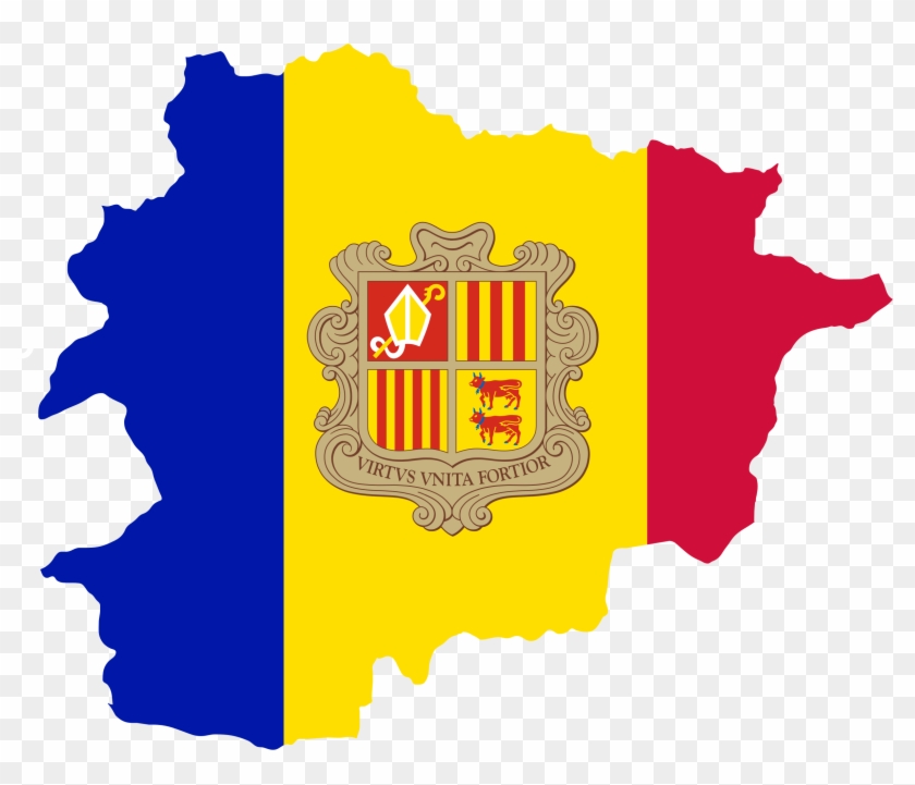 Map Flag - Andorra Coat Of Arms #992131