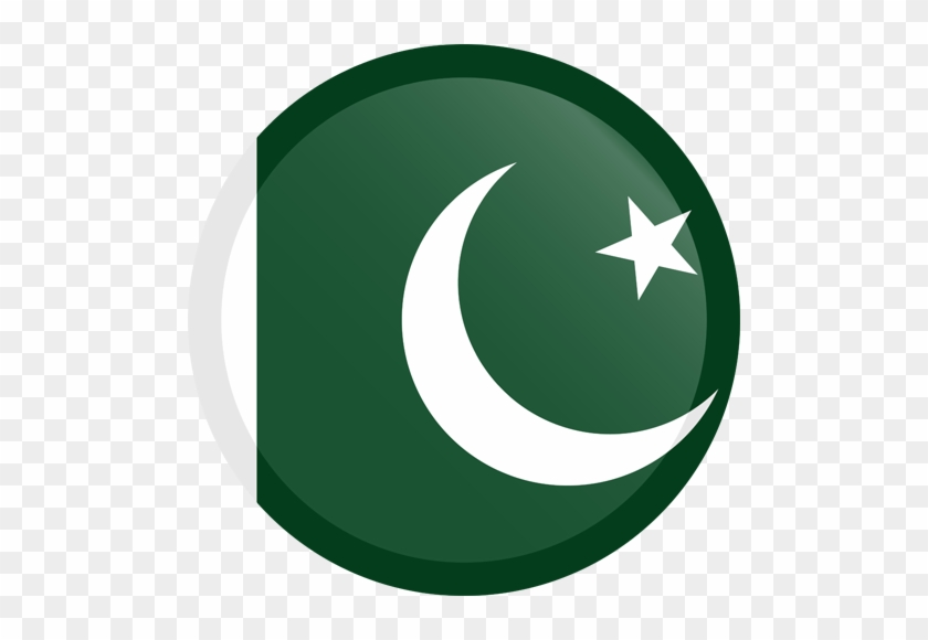 Pakistan Flag Button Round Small European Crypto Bank - Pakistan Flag Png File #992133