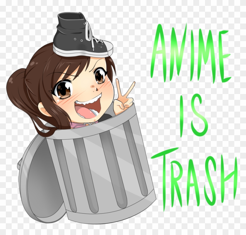 Spookypandagirl Anime Is Trash Tee Design Shoe0nhead - Shoe0nhead Anime #992318