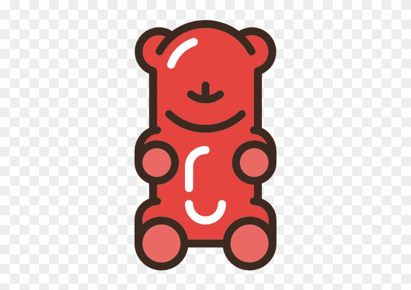 Gummy Bear Clipart Stencil - Gummy Bear Vector Art #992367