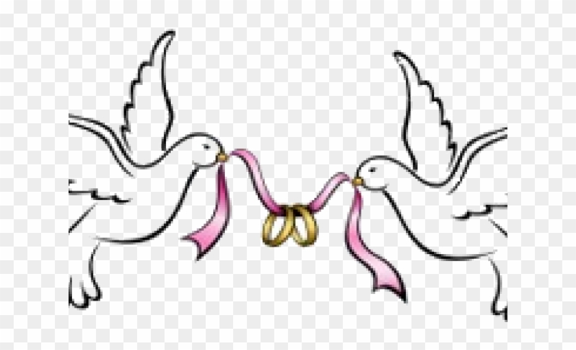 Wedding Dove Clipart - Wedding Doves Clipart #992429