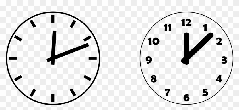 Simple Clock Cliparts - Uhr Symbol Powerpoint #992443