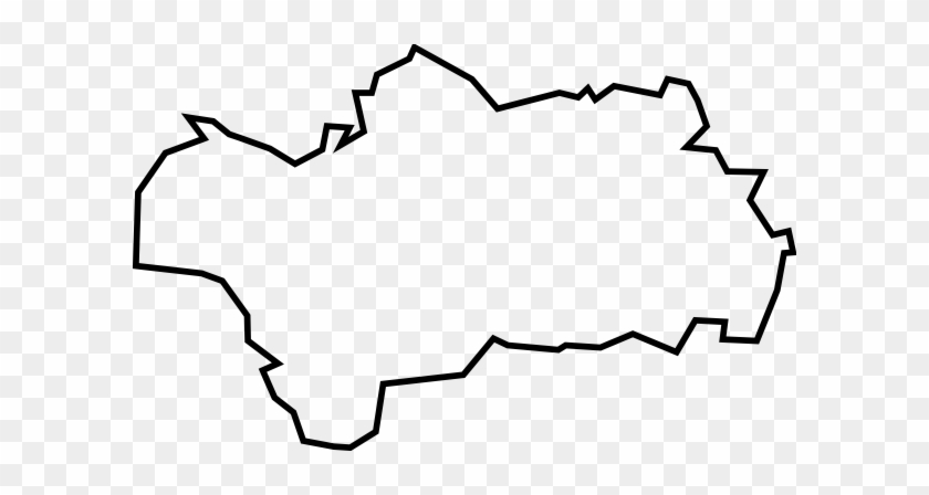 Andalusia Clip Art Free Vector - Outline Of An Island #992507