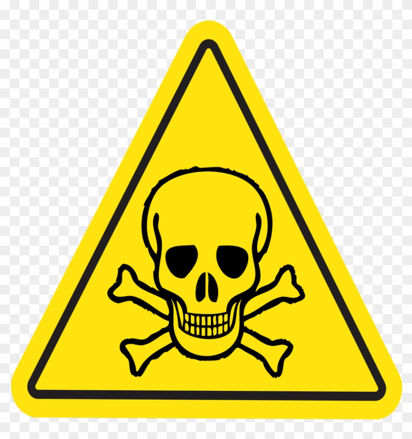 Hazard Sign Skull And Crossbones #992674