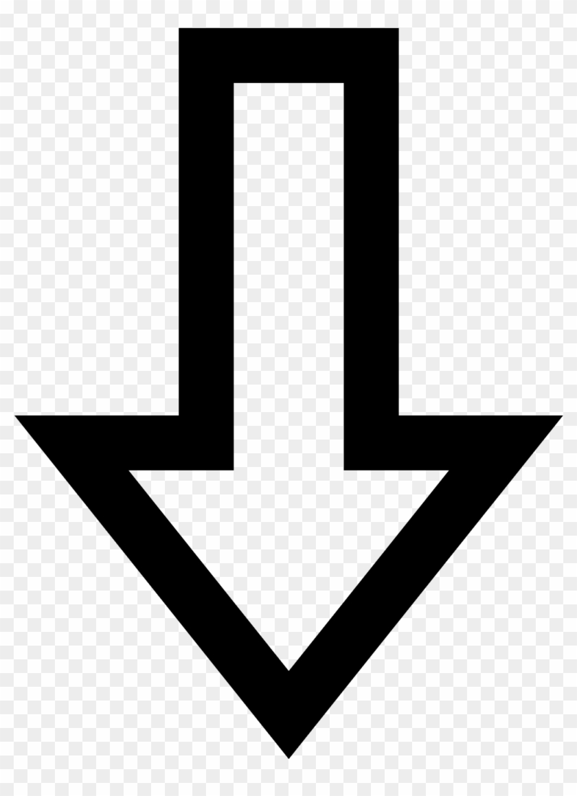 Picture Of An Arrow Pointing Down - Right And Left In Japanese #992728