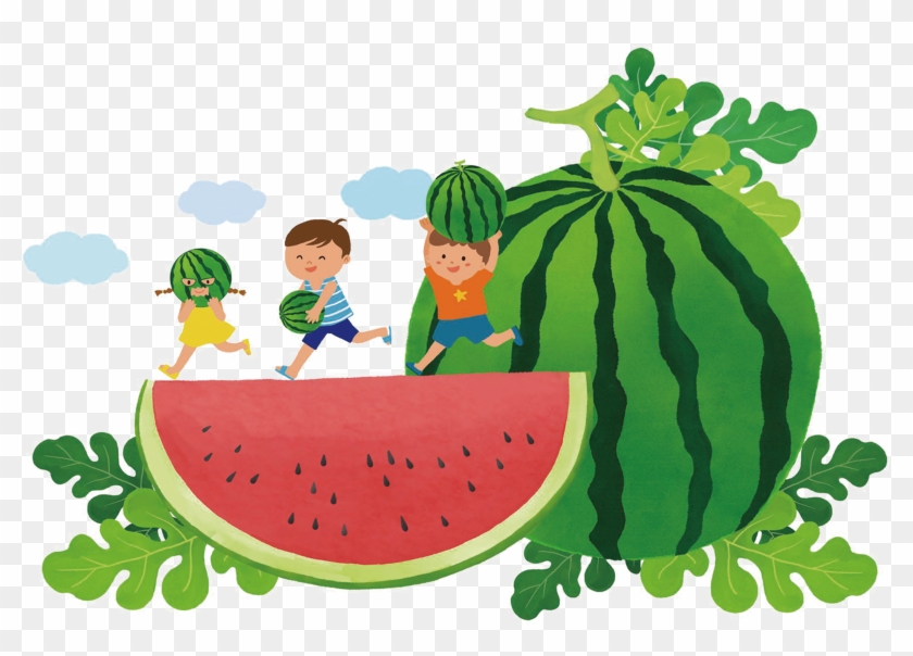 Watermelon Summer Illustration - Watermelon #992764
