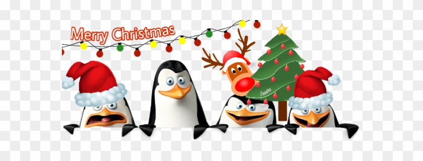 Christmaspuns Editedbyme Penguins Reindeer Christmasspirit - Penguins Of Madagascar #992808