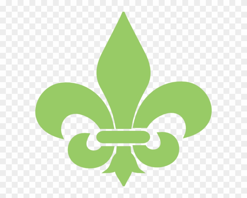 Green Fleur De Lis Clip Art At Vector Clip Art - Green Fleur De Lis Png #993289