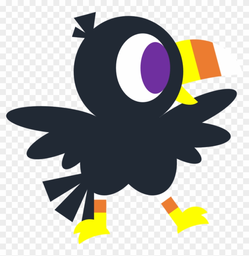 Candy Corn Crow By Alice Of Africa - Illustration #993358