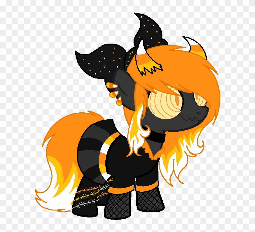 Insaneponyadopts, Candy Corn, Clothes, Filly, Horns, - Illustration #993379