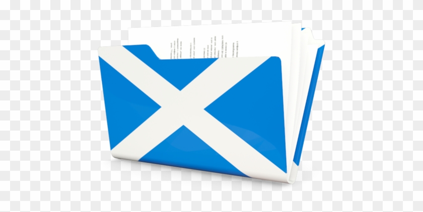 Illustration Of Flag Of Scotland - Electric Blue #993466