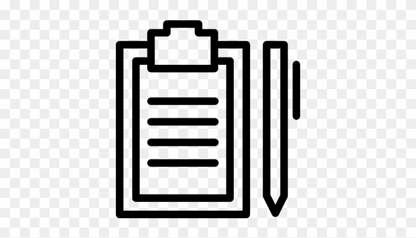 Clipboard With Pen Vector - Quality Assurance And Testing Icon #993848