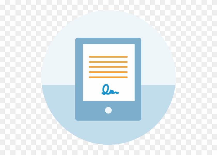 Contract Management Icon - Digital Contract Icon #993876