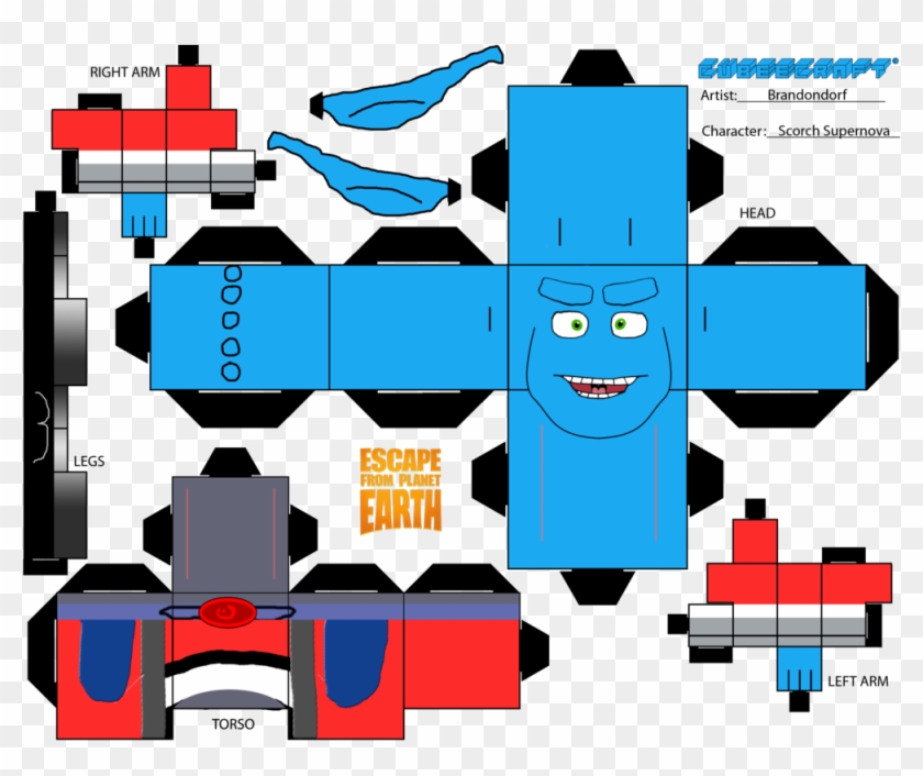 Scorch Supernova Cubee By Brandondorf9999 - Cubeecraft Gumball #993912