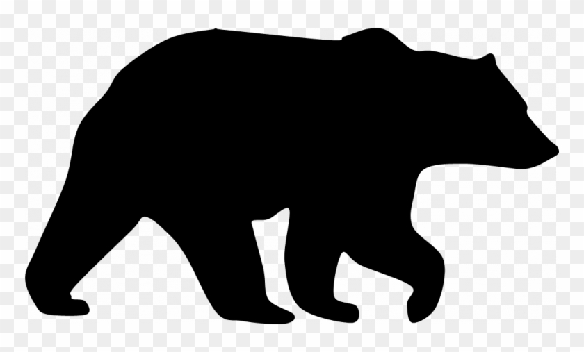 Black Bear Clipart Black Bear Silhouette At Getdrawings - Bear Silhouette #994066