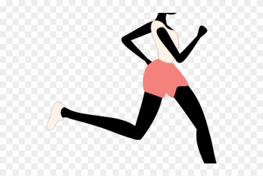 Male Runner Cliparts - Cartoon Girl Runner Png #994146