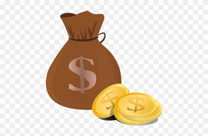 Stack Of Money Clipart Transparent - Bolsa Con Monedas De Oro Png #994152