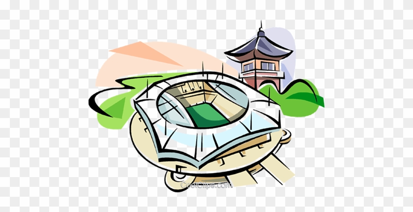 Korea Olympic Stadium, World Cup Stadium Royalty Free - Olympic Stadium Clipart #994251