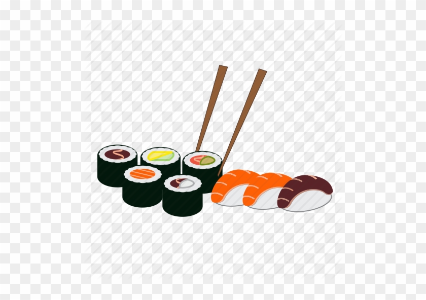 Sushi Isometric Icon Stock Vector - California Roll #994266