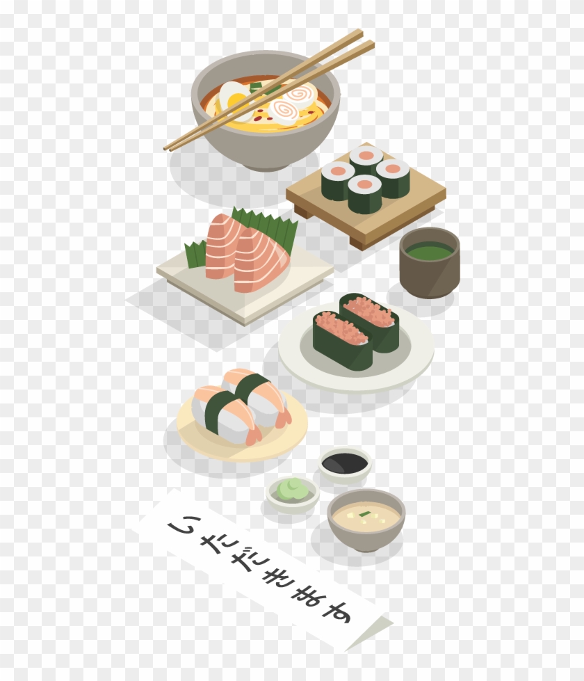 Https - //www - Behance - - Isometric Food Illustration #994267