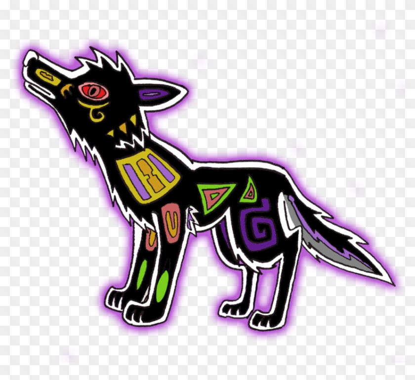 Tribal Wolf By Electric-mongoose - Cartoon #994362