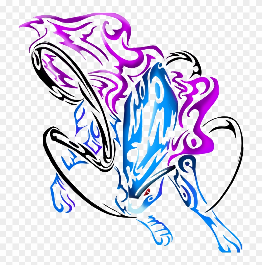 Suicune Tribal By Dudidraak - Suicune #994368
