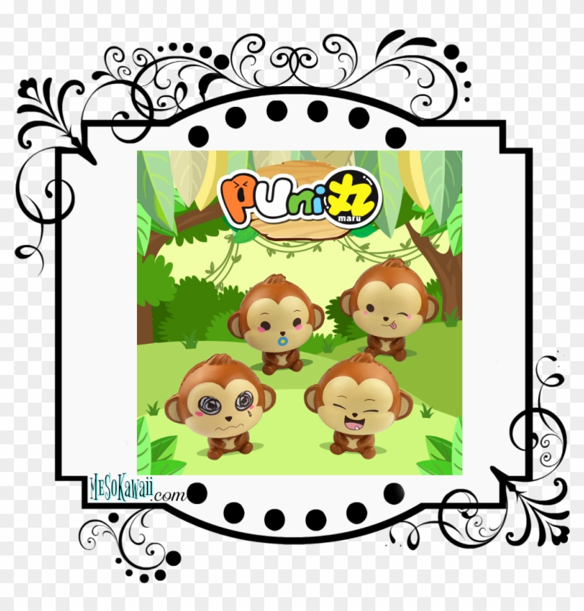 Puni Maru Baby Cheeki Monkey Squishy - Squishy Puni Maru Monkey #994416