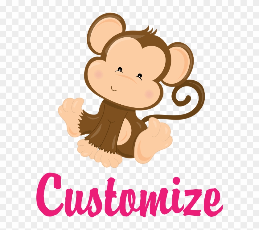 Favorite - Custom Monkey Round Ornament #994429
