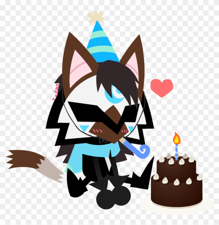 Happy Birthday Myself By Topaz The Crosscat73 - Birthday Cake #994489