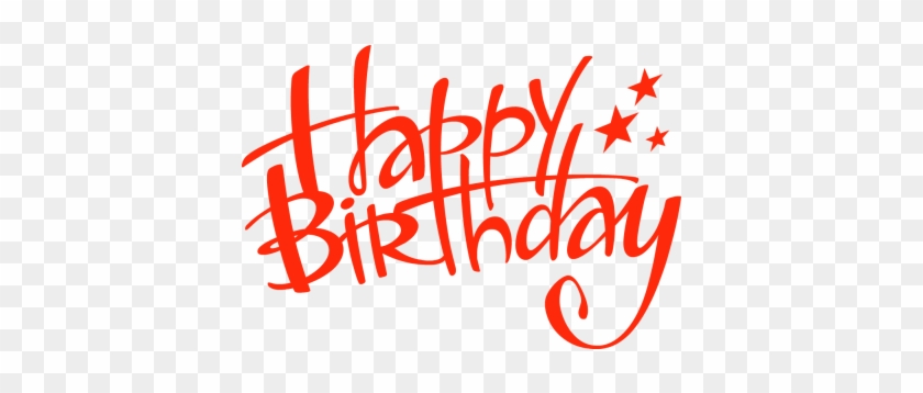 Happy Birthday Handwritten - Happy Birthday Stylish Text #994493