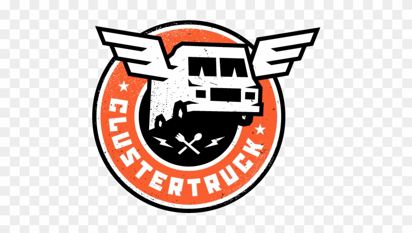 Cluster Truck Free Food Delivery Service - Cluster Truck Logo #994497