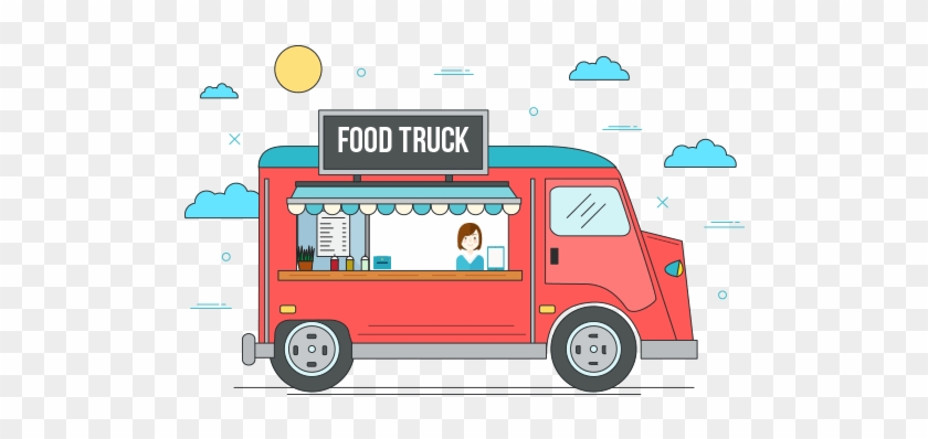 Cartoon Logo Design Food Truck Cartoon Logos And Mascots - Food Truck Cartoon Png #994501