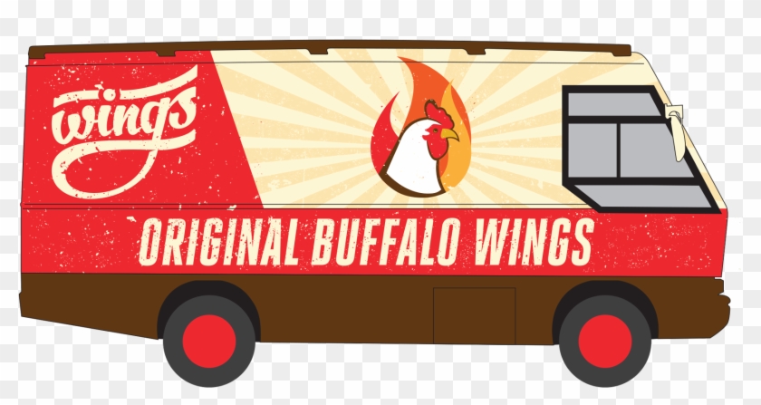 Brand Development Creative Logo Design - Original Buffalo Wings Food Truck #994504