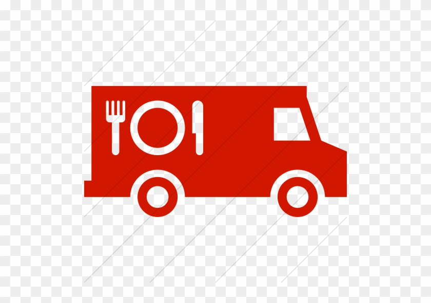 Food Truck Icon - Food Truck Icon White Png #994506